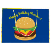 Hamburger Birthday Party Burger Groot Cadeauzakje (Achterkant)