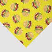 Hamburger Birthday Party Burger Kinder weefselpapi Tissuepapier (Detail)