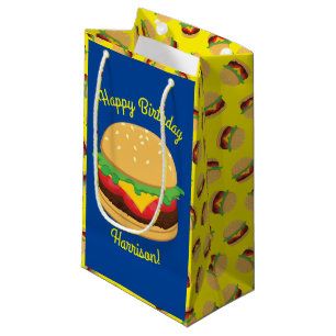 Hamburger Birthday Party Burger Klein Cadeauzakje