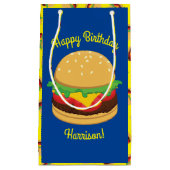 Hamburger Birthday Party Burger Klein Cadeauzakje (Voorkant)