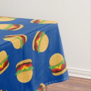 Hamburger Birthday Party Burger Tafelkleed