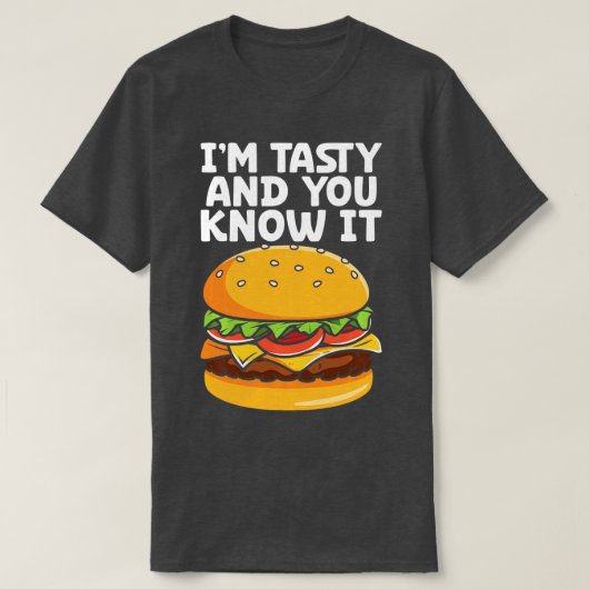 Hamburger Bun Cheeseburger Burger Cheese BBQ Fast T-shirt (Design voorkant)