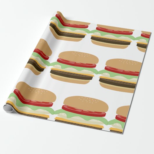 Hamburger Cadeaupapier (Uitgerold)