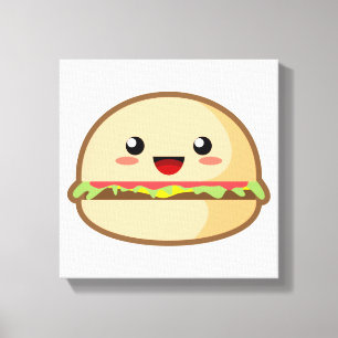 Hamburger Canvas Afdruk