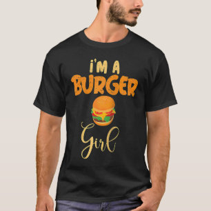 Hamburger cheeseburger fast food bun burger R T-shirt
