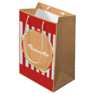 Hamburger cheeseburger schattig café medium cadeauzakje