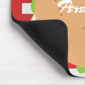 Hamburger cheeseburger schattig café muismat (Hoek)