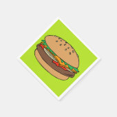 Hamburger-cocktailservet Servet (Hoek)