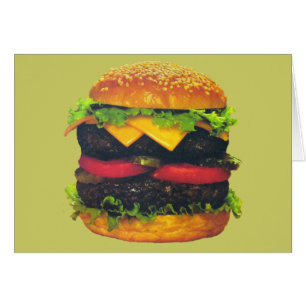 Hamburger de luxe double au fromage