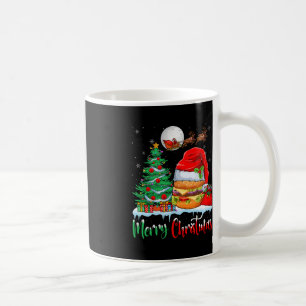 Hamburger Dragen Santa Hoed Xmas - Vrolijk Kerstfe Koffiemok