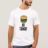 Hamburger en heerlijk in Swahili (ni tamu) T-shirt (Voorkant)