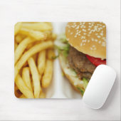 hamburger et tapis de souris classiques de (Avec souris)