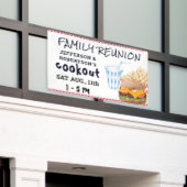 Hamburger Fries Fastfood | Gezinshereniging Spandoek (Buitenkant Gebouw)