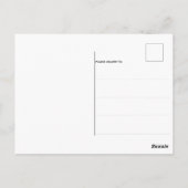 Hamburger Grappig Fast Food Briefkaart (Achterkant)