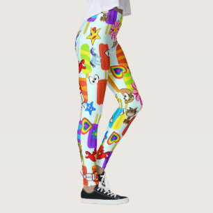 Hamburger Harten Ijs Leggings