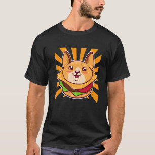 Hamburger Hondenvoer Corgi   T-shirt