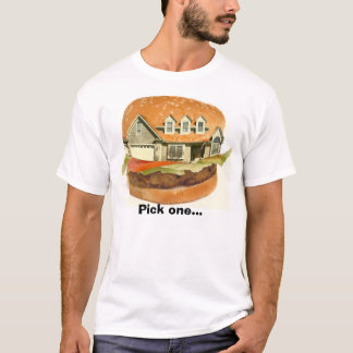 Hamburger huis, kies een... t-shirt
