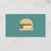 Hamburger Joint Hub Restaurant Carte de visite (Dos)