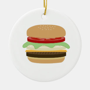 Hamburger Keramisch Ornament