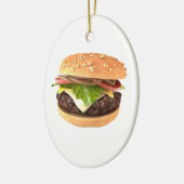 Hamburger Keramisch Ornament (Links)