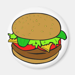 Hamburger Magnet Magneet