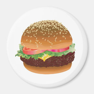 Hamburger magnet magneet
