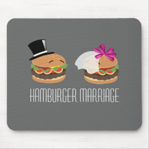 Hamburger Marriage — ASL speelt met woorden Muismat