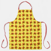 Hamburger Pattern Schort (Voorkant)