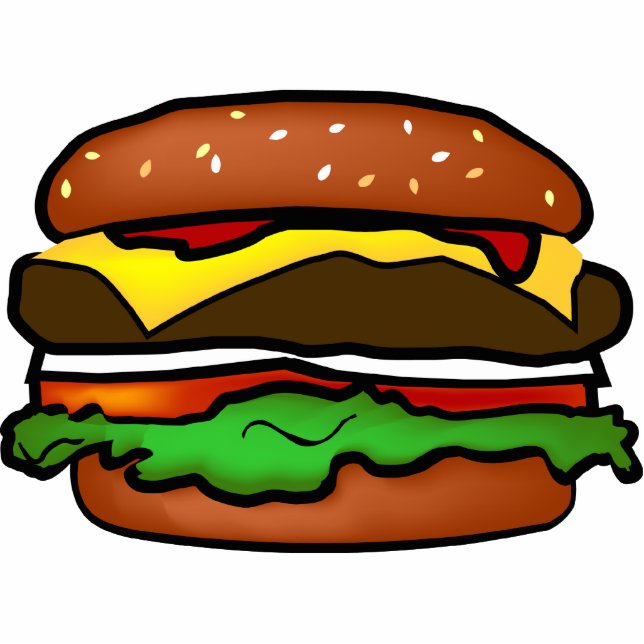 Hamburger Photo Slupture Staand Fotobeeldje (Voorkant)