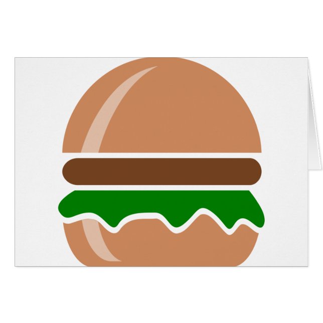 Hamburger restauration rapide un sandwich (Devant horizontal)