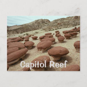 Hamburger Rocks, Capitol Reef National Park, Utah Briefkaart