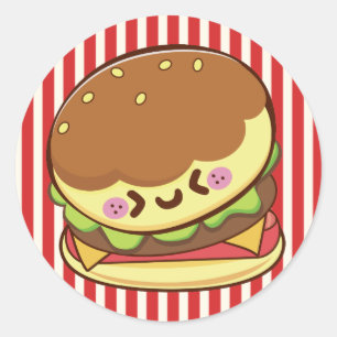 Hamburger Ronde Sticker