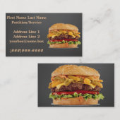 Hamburger Shop Visitekaartje (Voorkant / Achterkant)