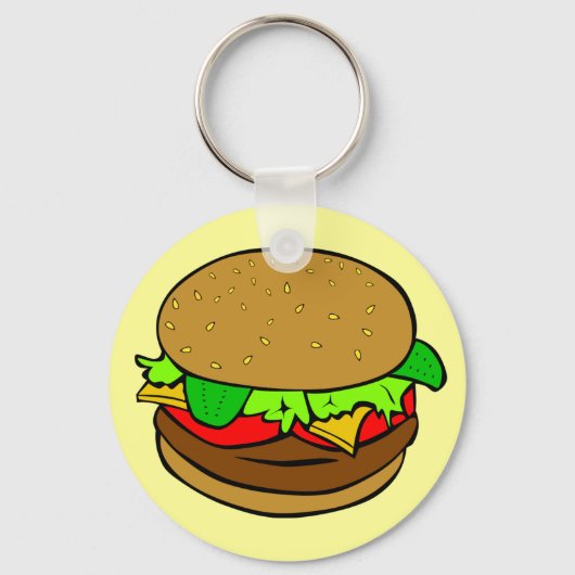 Hamburger Sleutelhanger (Voorkant)