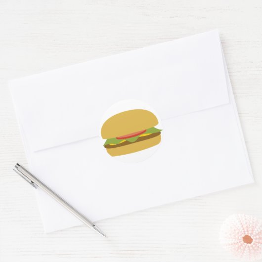 Hamburger Sticker (Envelop)