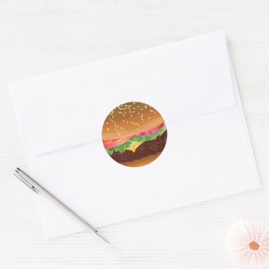 Hamburger stickers (Envelop)
