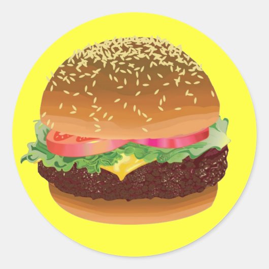 Hamburger stickers (Voorkant)