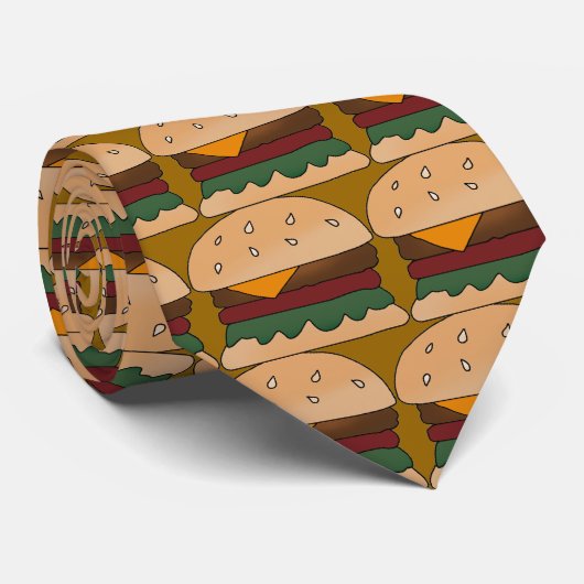 Hamburger stropdas (Opgerold)