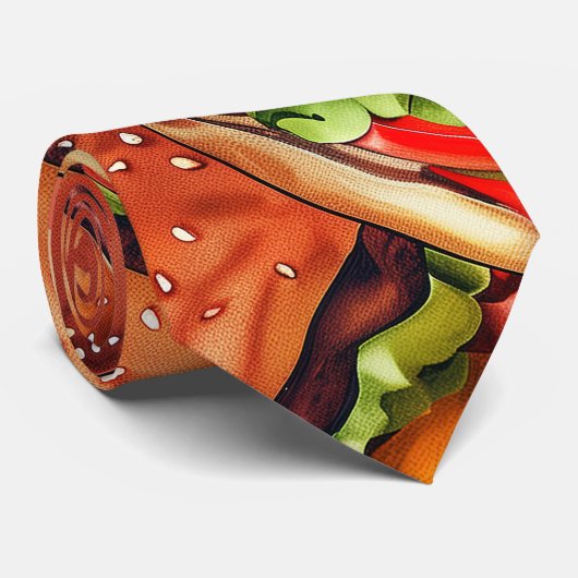 Hamburger Stropdas (Opgerold)