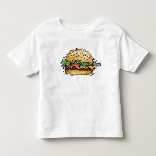 Hamburger - T-shirt d'enfant en bas âge (Devant)