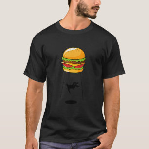 Hamburger UFO I Love Hamburgers Alien Abduction S T-shirt