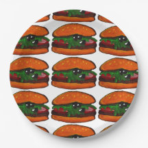 Hamburger verjaardagsfeest servet