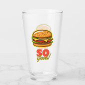 Hamburger zo goed! glas (Achterkant)