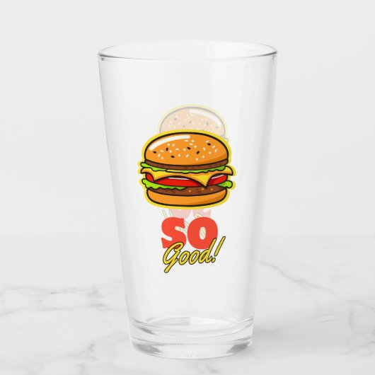 Hamburger zo goed! glas (Voorkant)