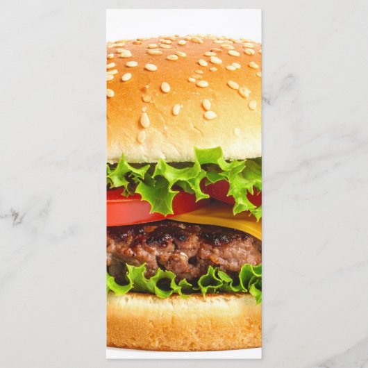 hamburgerbroodje menu (Voorkant)