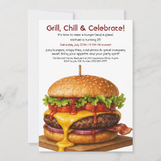 Hamburgerfeest | Leuke Burger Viering Kaart