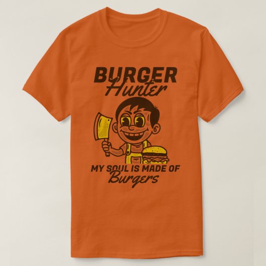 hamburgerjager t-shirt (Design voorkant)