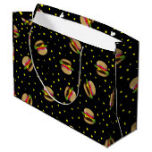 hamburgerpatroon groot cadeauzakje (Achterkant Gekanteld)