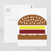 hamburgerpictogram briefkaart (Voorkant / Achterkant)