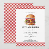 Hamburgers| BBQ | Koppels Shower Kaart (Voorkant / Achterkant)